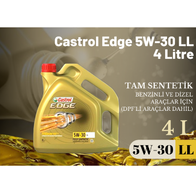 Castrol Edge 5w30 LL 4 litre Ü.T 2021